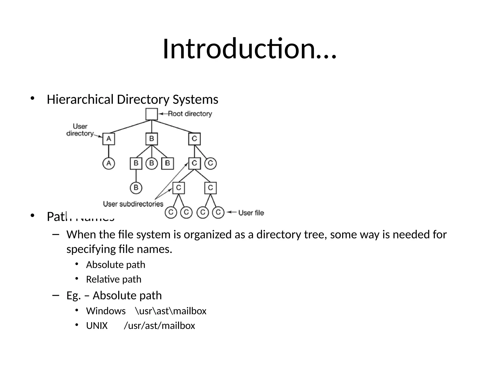 Chapter 4- File Systems.pptx HNs database | PPTX