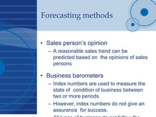 Forecasting in Management- Methods,features,advantages,importance and ...