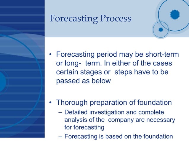 Forecasting in Management- Methods,features,advantages,importance and ...