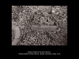 Scale model of ancient Rome.
Museo della Civiltà, Rome. Scala, Florence. [Fig. 4-2]
 