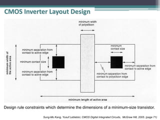 Chapter 4 - IC Layout Design Chapter 4 - IC Layout Design | PDF