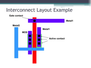 Chapter 4 - IC Layout Design Chapter 4 - IC Layout Design | PDF
