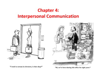 Chapter 4: Interpersonal Communication 