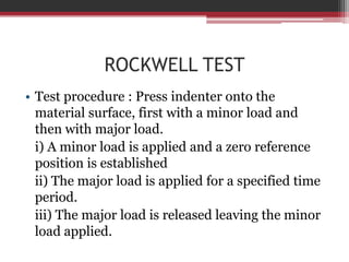 Chapter 4 material testing | PPTX