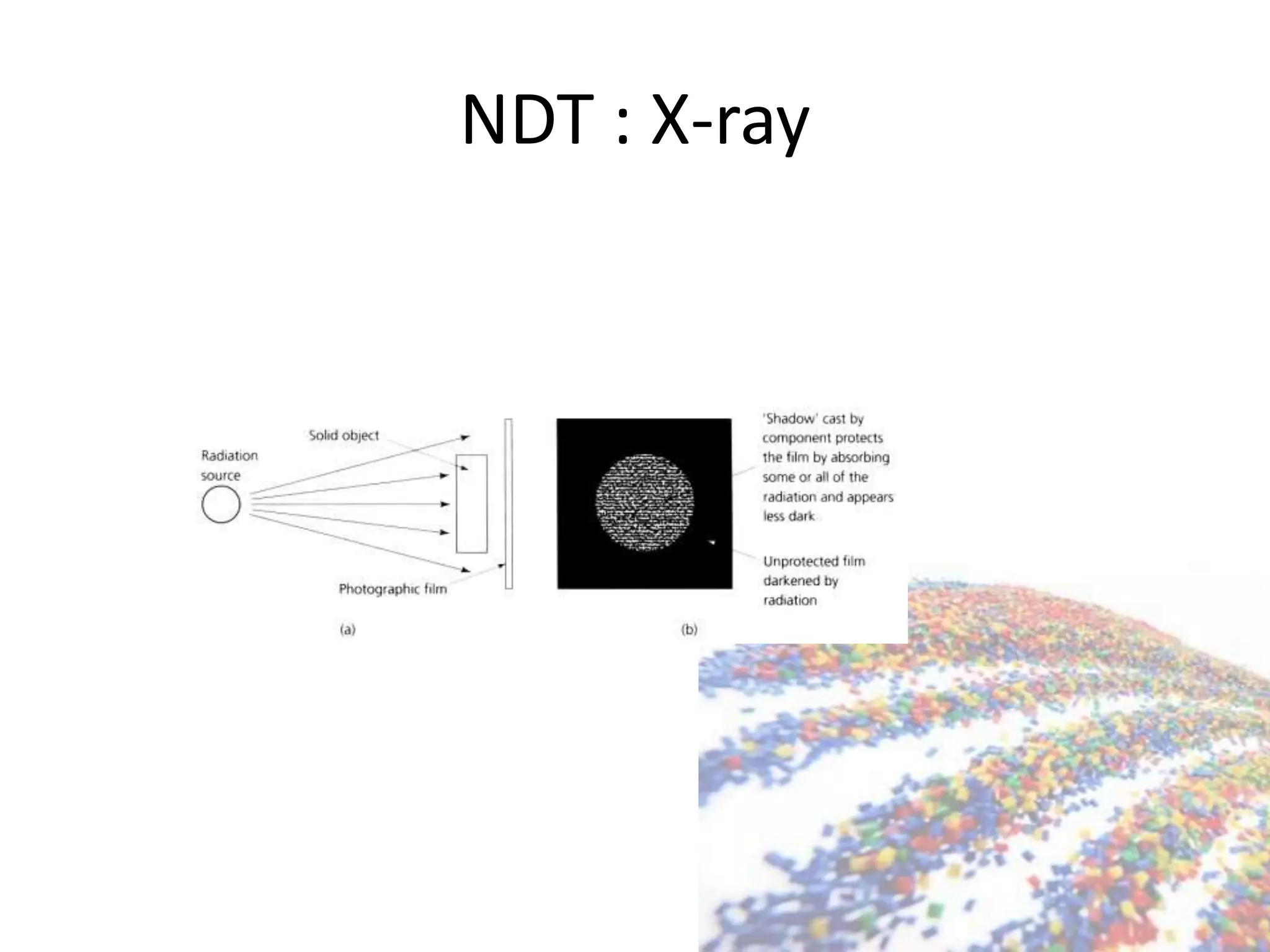 NDT : X-ray
 