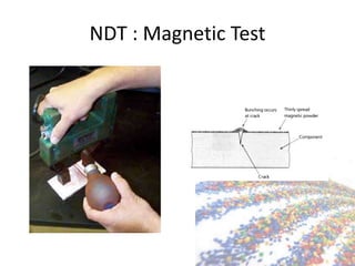 NDT : Magnetic Test
 