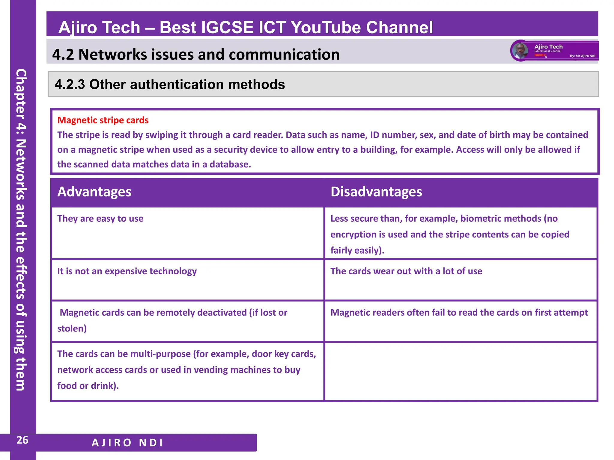 IGCSE ICT (0417/0983) - Networks and the effects of using them - Ajiro ...