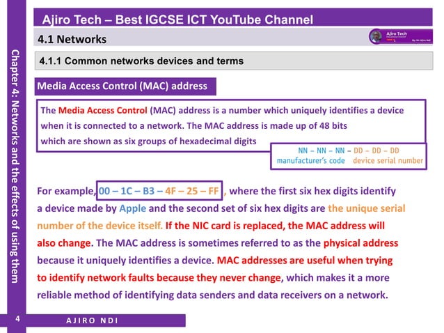IGCSE ICT (0417/0983) - Networks and the effects of using them - Ajiro ...
