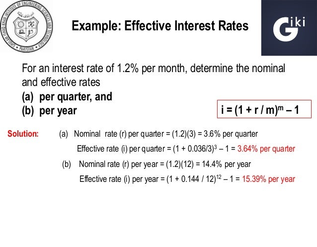 Chapter 4 nominal effective interest rates students