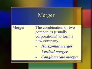 Options for Organizing Business | PPT