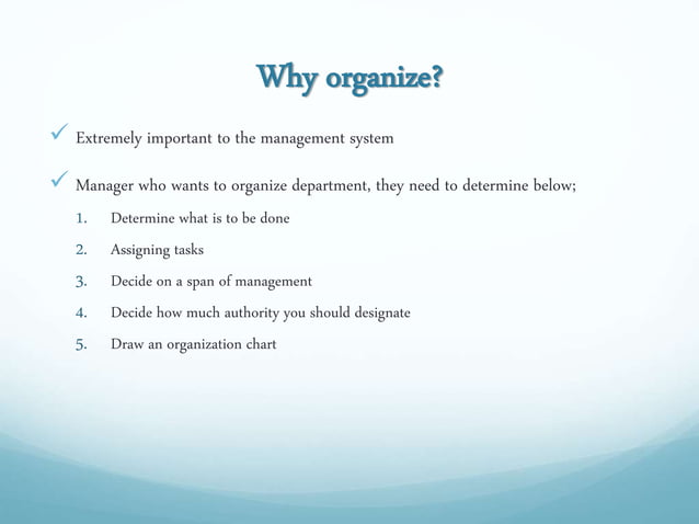 2015 POM Chapter 4 Organizing | PPT