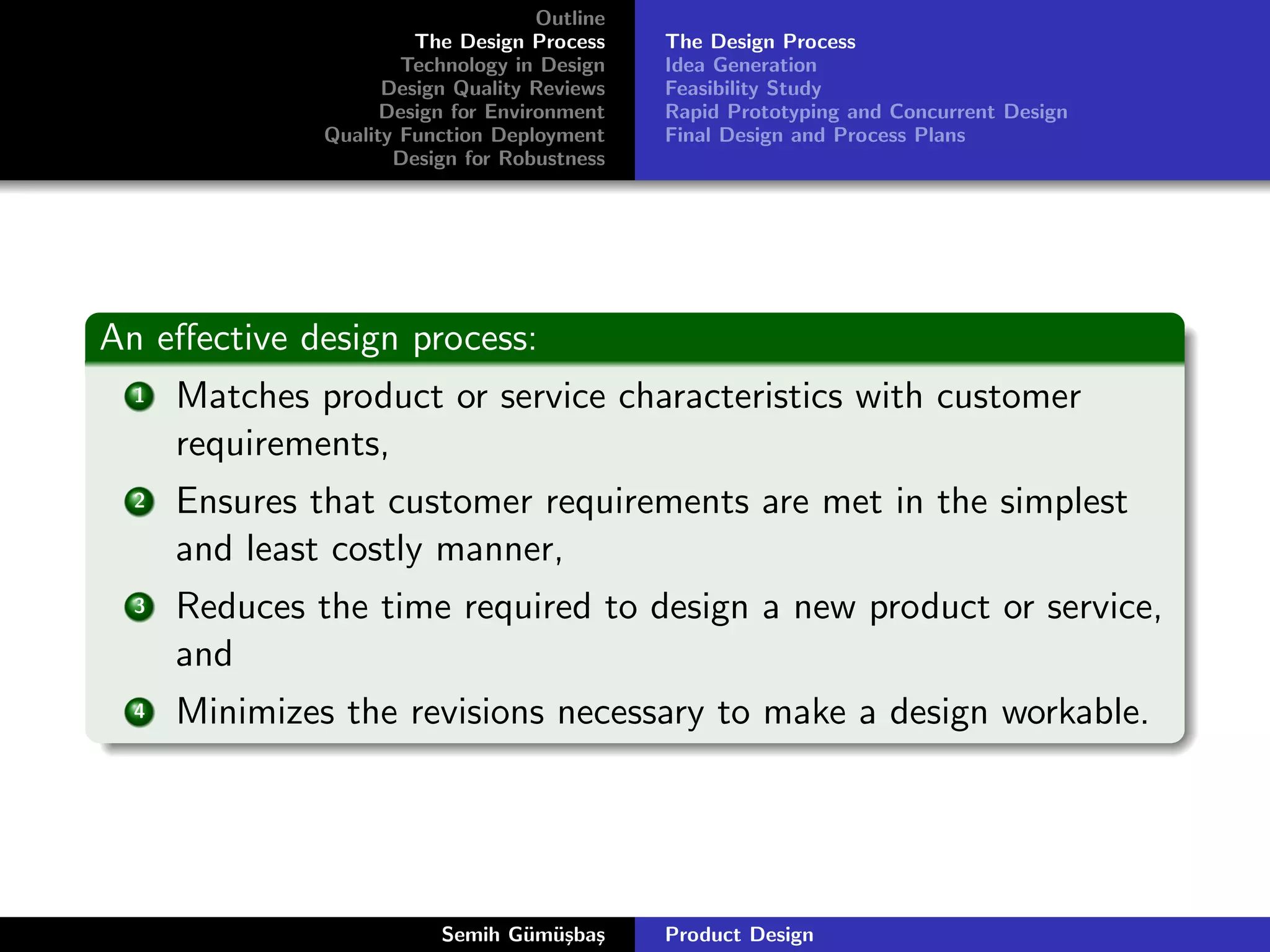 Product Design in Operations Management | PDF