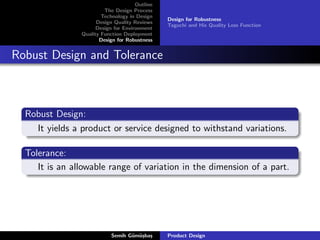 Product Design in Operations Management | PDF