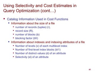 Chapter 4 - Query Processing and Optimization.pptx