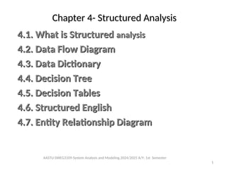chapter 4 data structures | introduction to forestry... Chapter 4- Structured Analysis-October 2024.ppt