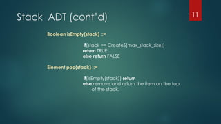 Comprehensive Guide to Stack Data Structure: Concepts, Implementation ...