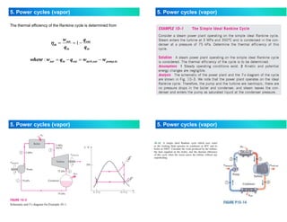 Power Cycle Examples Chapter 4 - Thermodynamic cycles.pdf slide hli1 | PDF