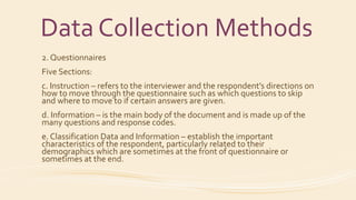 Chapter 4 Understanding Data and Ways to Systematically Collect Data | PPTX