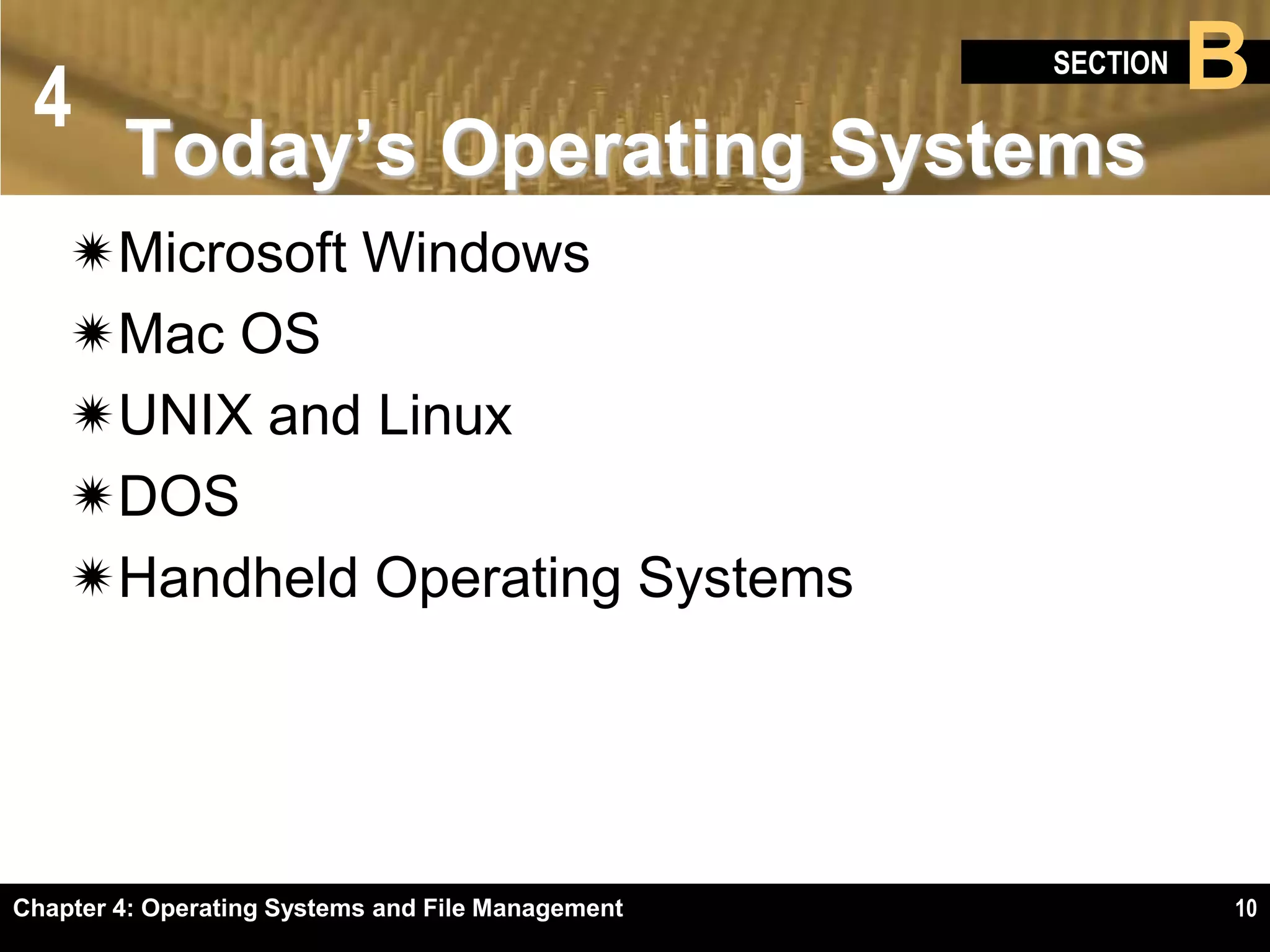 Chapter 4 Wendys Op Systems & File Mgt