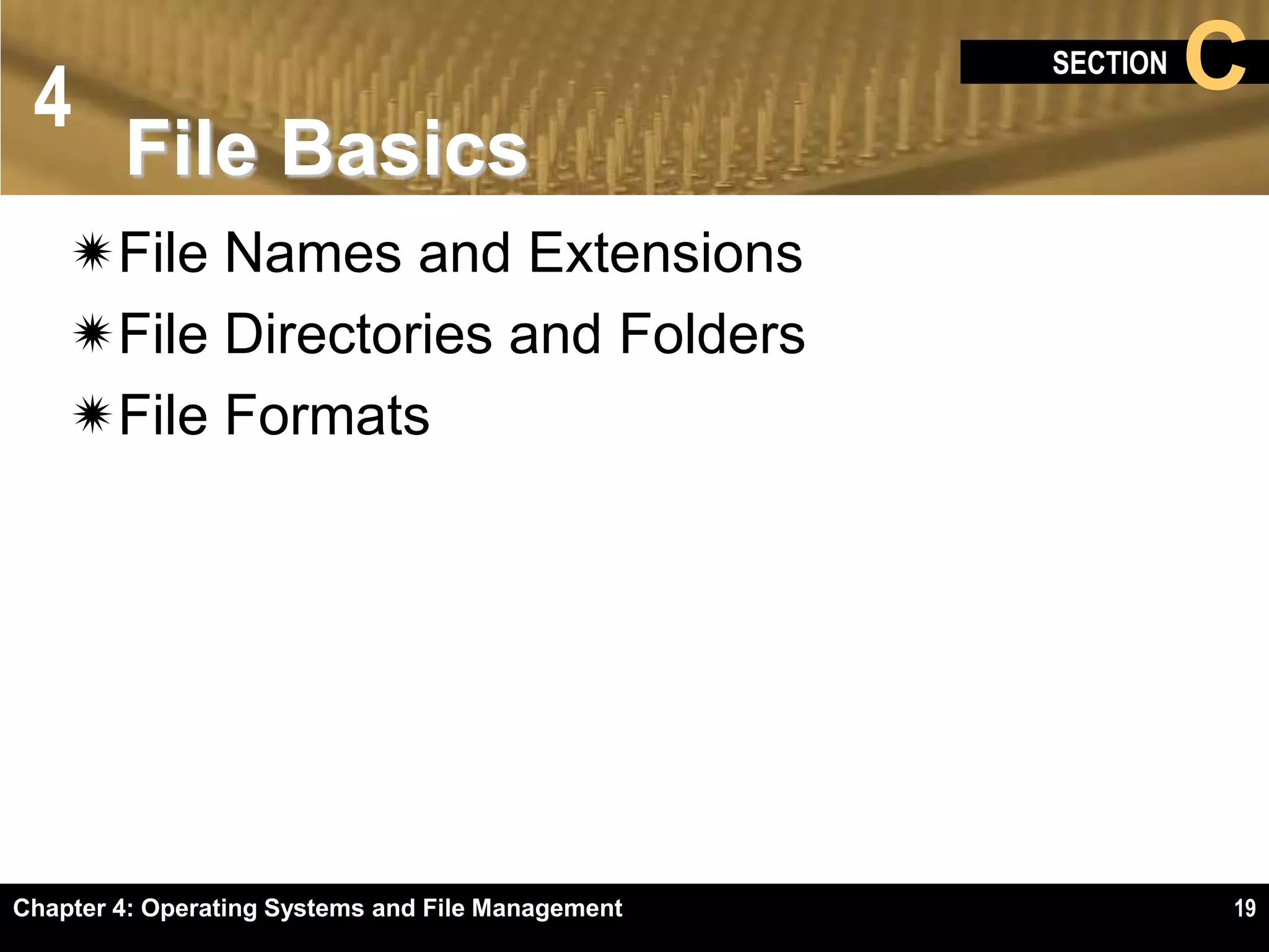 Chapter 4 Wendys Op Systems & File Mgt