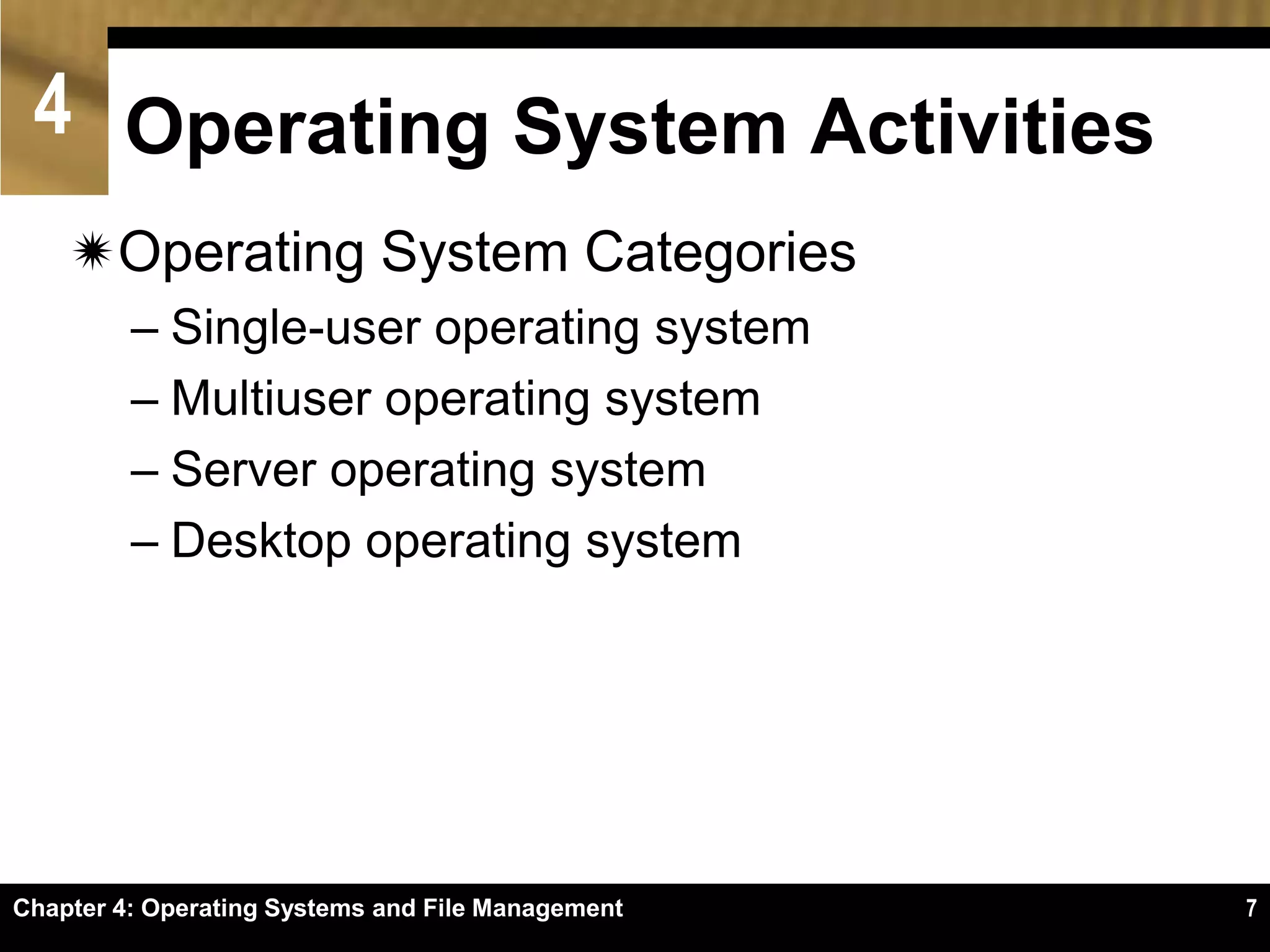 Chapter 4 Wendys Op Systems & File Mgt