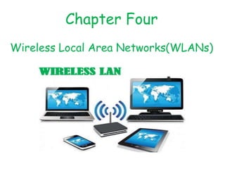 Chapter Four
Wireless Local Area Networks(WLANs)
 