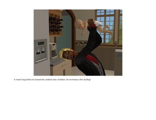 It wasn't long before he learned the cardinal rules of babies: do not bounce after feeding!
 