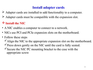 Secure Nic In maintenance of computer sldie share for students | PPTX