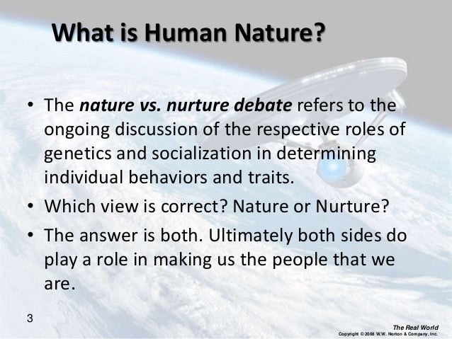 Nature vs nurture debate essay sociology