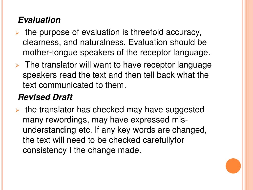 Implicit Meaning and Steps in a translation Project