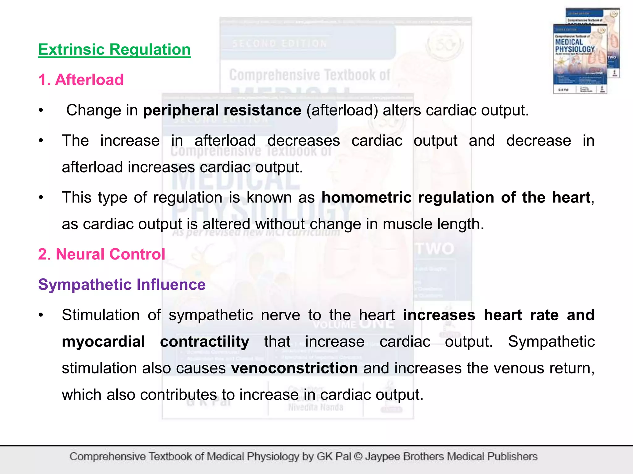 Factors affecting and regulation of CO | PPTX
