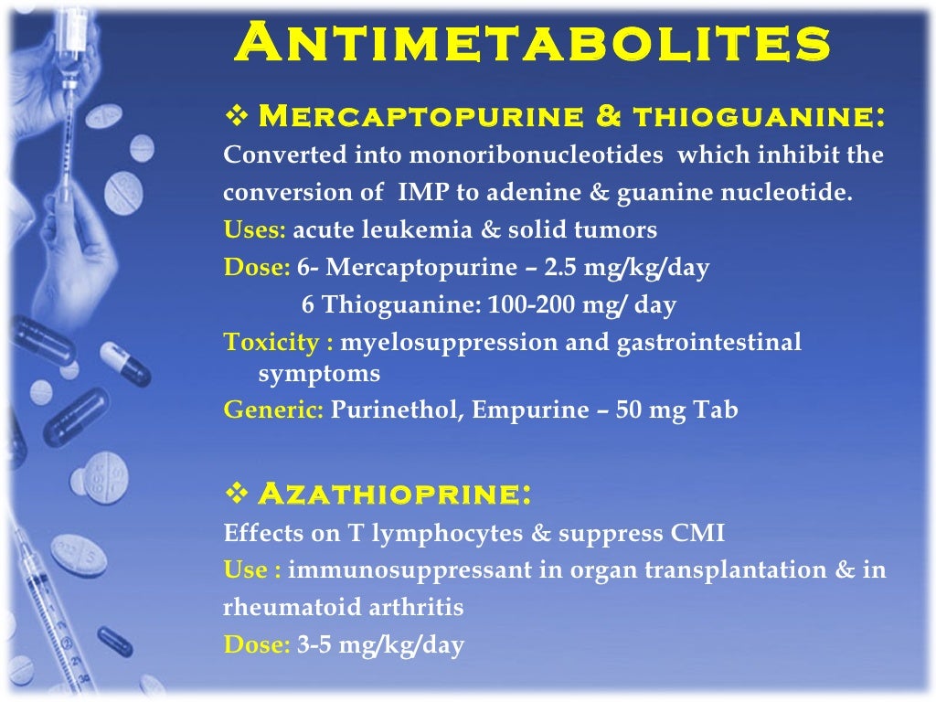 Antineoplastic Drugs Antineoplastic Drugs
