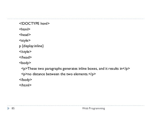 chapter 4a cascade style sheet css cascade style sheet