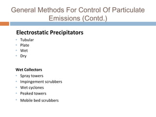 Chapter 4 air pollution control and tecnologies | PPT
