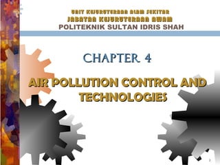 Chapter 4 air pollution control and tecnologies | PPT