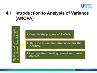 CHAPTER 4, ANALYSIS OF VARIANCE (ANOVA) APPLIED STATISTICS | PDF