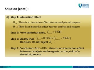 CHAPTER 4, ANALYSIS OF VARIANCE (ANOVA) APPLIED STATISTICS | PDF