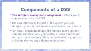 Chapter 4 Analytics, Decision Support, and Artificial Intelligence ...