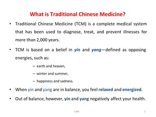 Comprehensive Overview of Traditional Chinese Medicine Principles and ...
