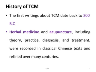 Comprehensive Overview of Traditional Chinese Medicine Principles and ...