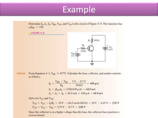 Bipolar junction Transistor | PPTX