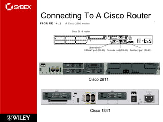 Connecting To A Cisco Router
Cisco 2811
Cisco 1841
 