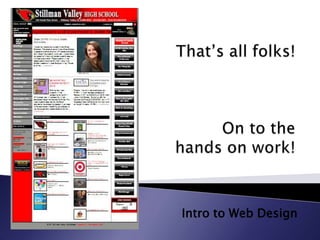 Intro to Web Design
 