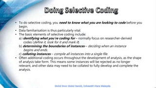 Chapter 4 common features of qualitative data analysis | PPSX
