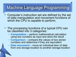 Chapter 4 computer language | PPT