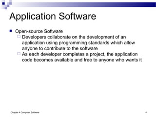 Chapter 4 computer software | PPT