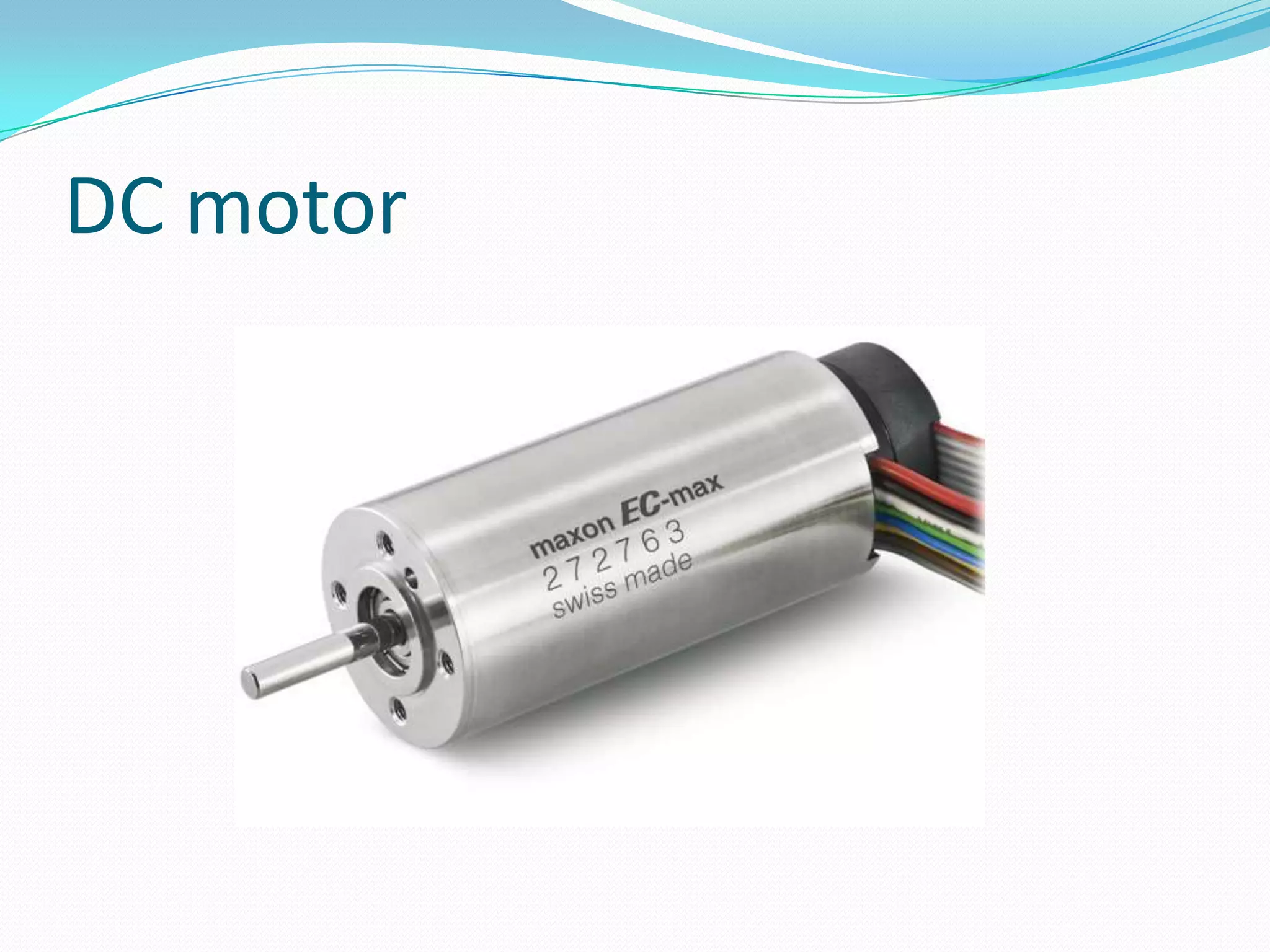 DC motor
 