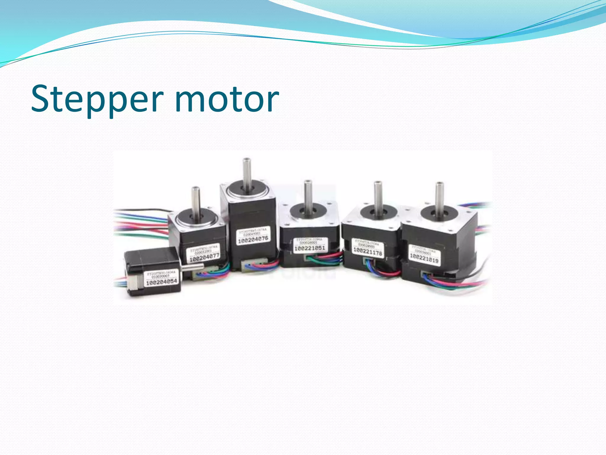 Stepper motor
 