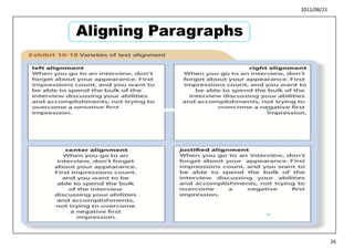 2012/08/21
Aligning Paragraphs
31
32
26
 