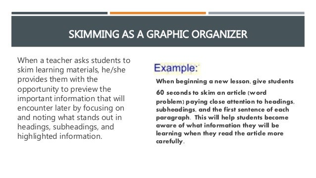 Chapter 4 – cues, questions and advance